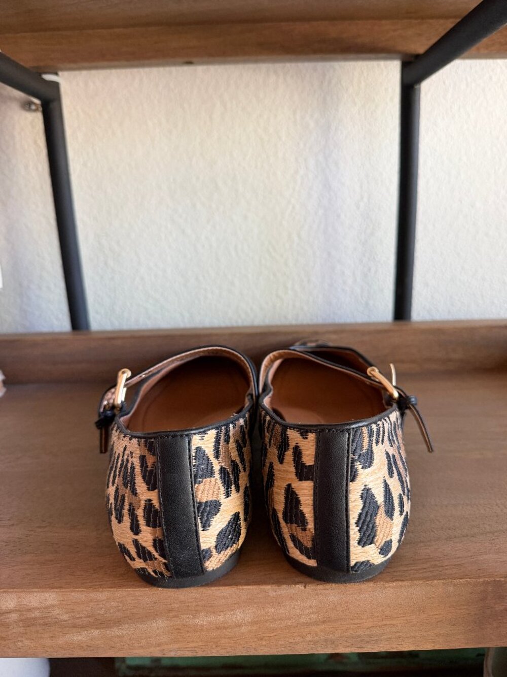DV by DOLCE VITA Mulaney Mary Jane flats in leopard print NEW 9.5 - Picture 5 of 8